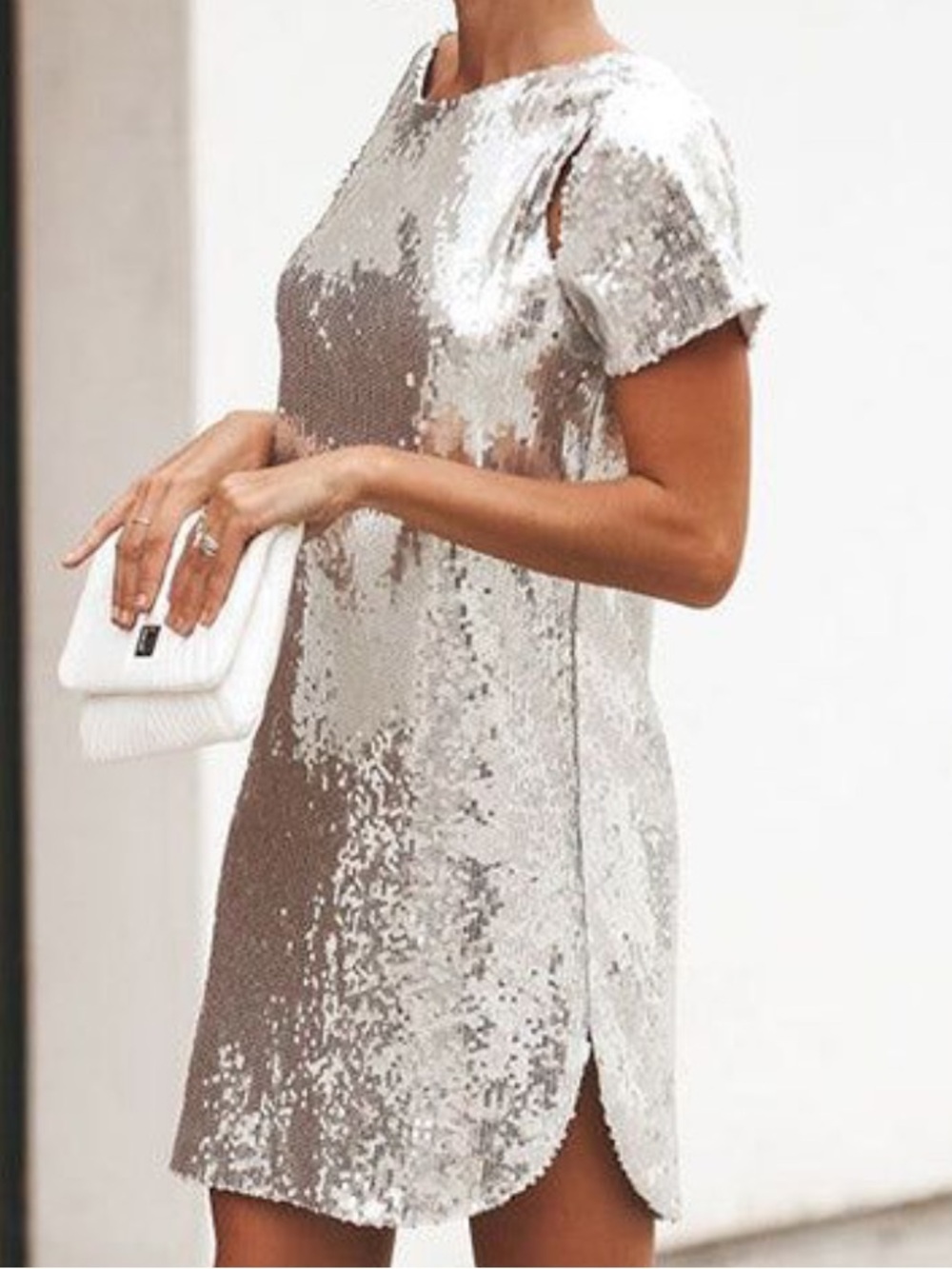NWT VICI Sequined Scoop Back Mini Dress Size Small